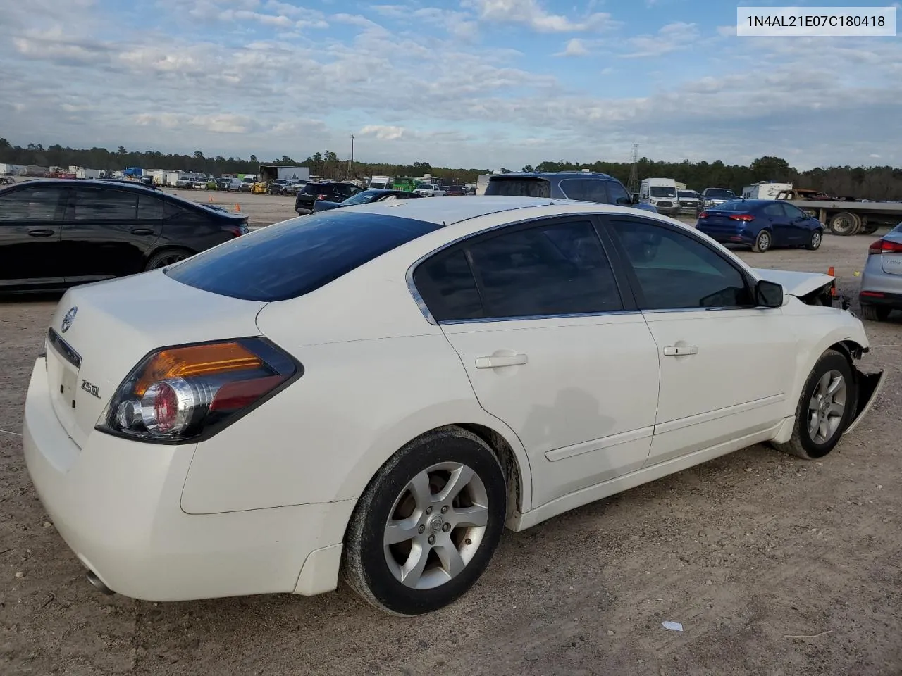 2007 Nissan Altima 2.5 VIN: 1N4AL21E07C180418 Lot: 43453064