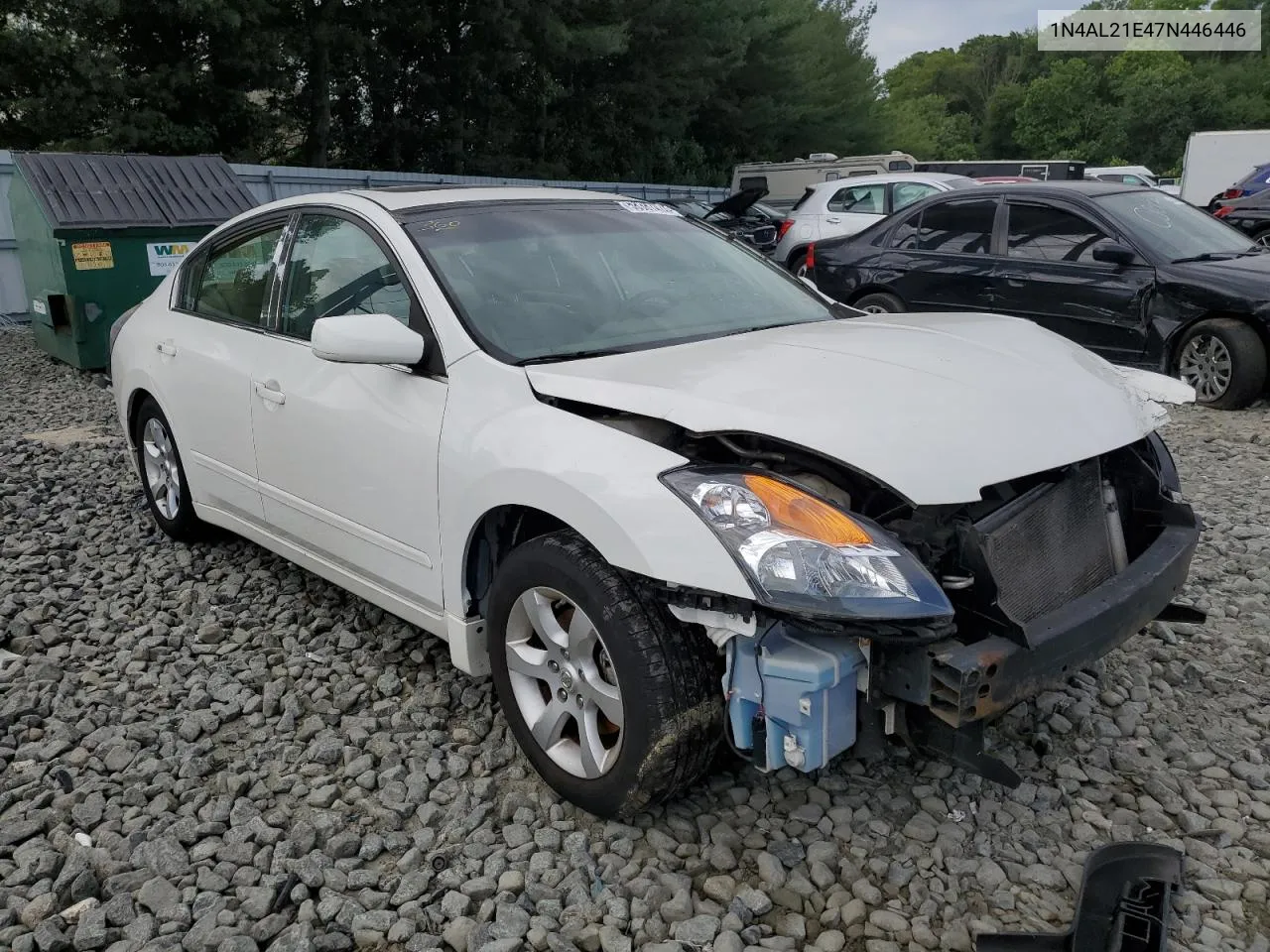 2007 Nissan Altima 2.5 VIN: 1N4AL21E47N446446 Lot: 58387474