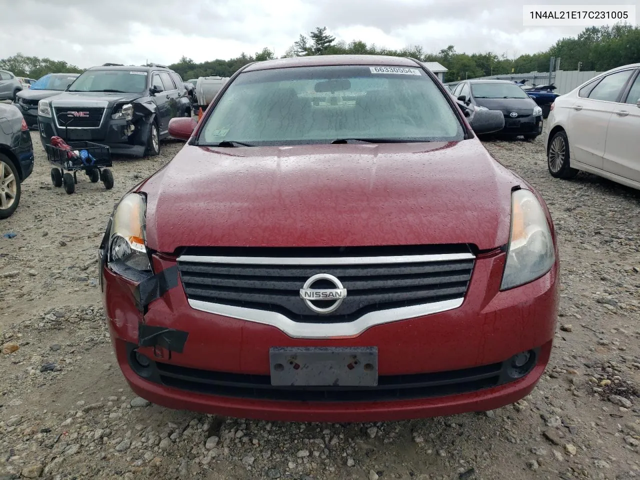 2007 Nissan Altima 2.5 VIN: 1N4AL21E17C231005 Lot: 66330554