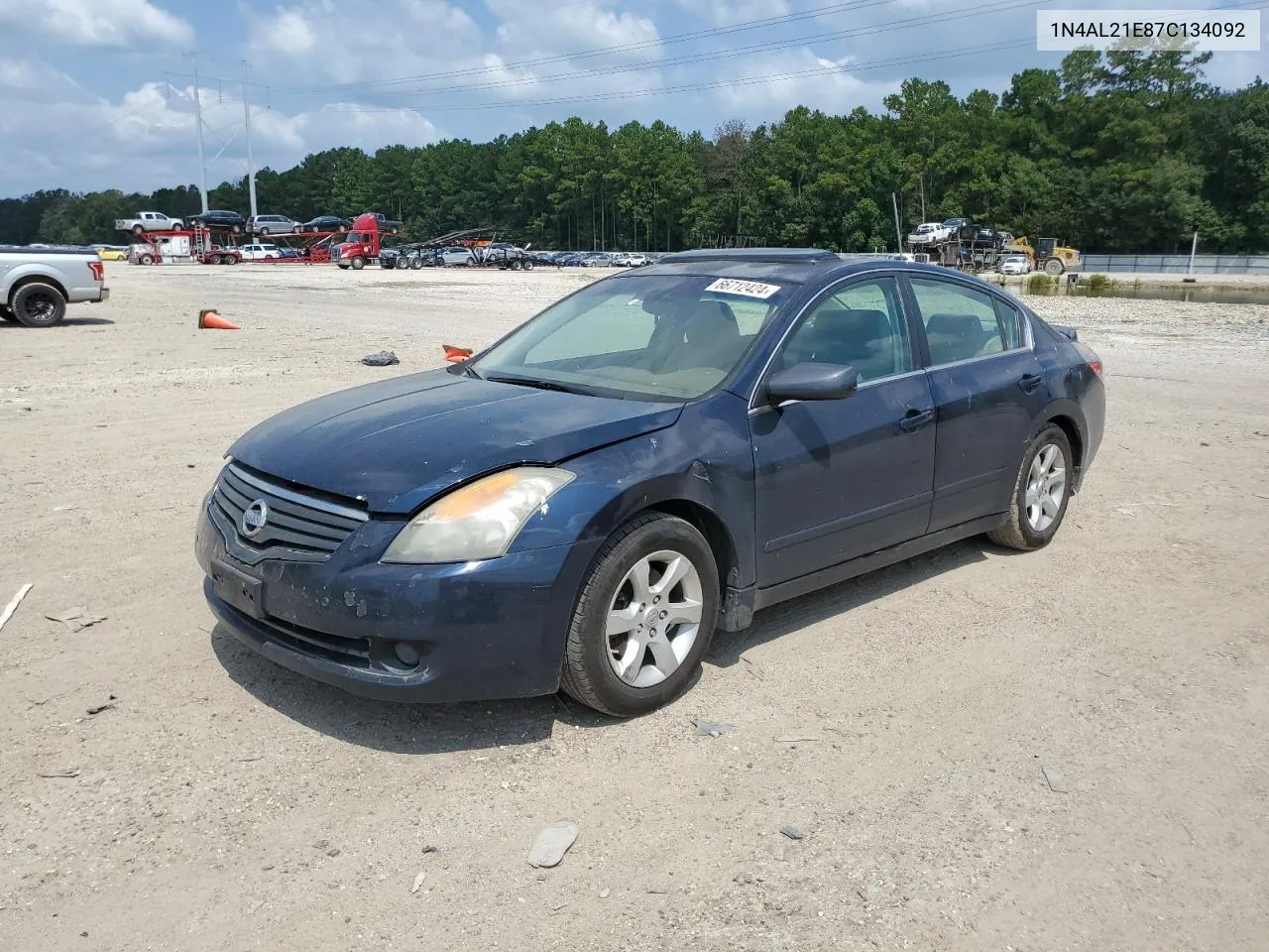 2007 Nissan Altima 2.5 VIN: 1N4AL21E87C134092 Lot: 66712424