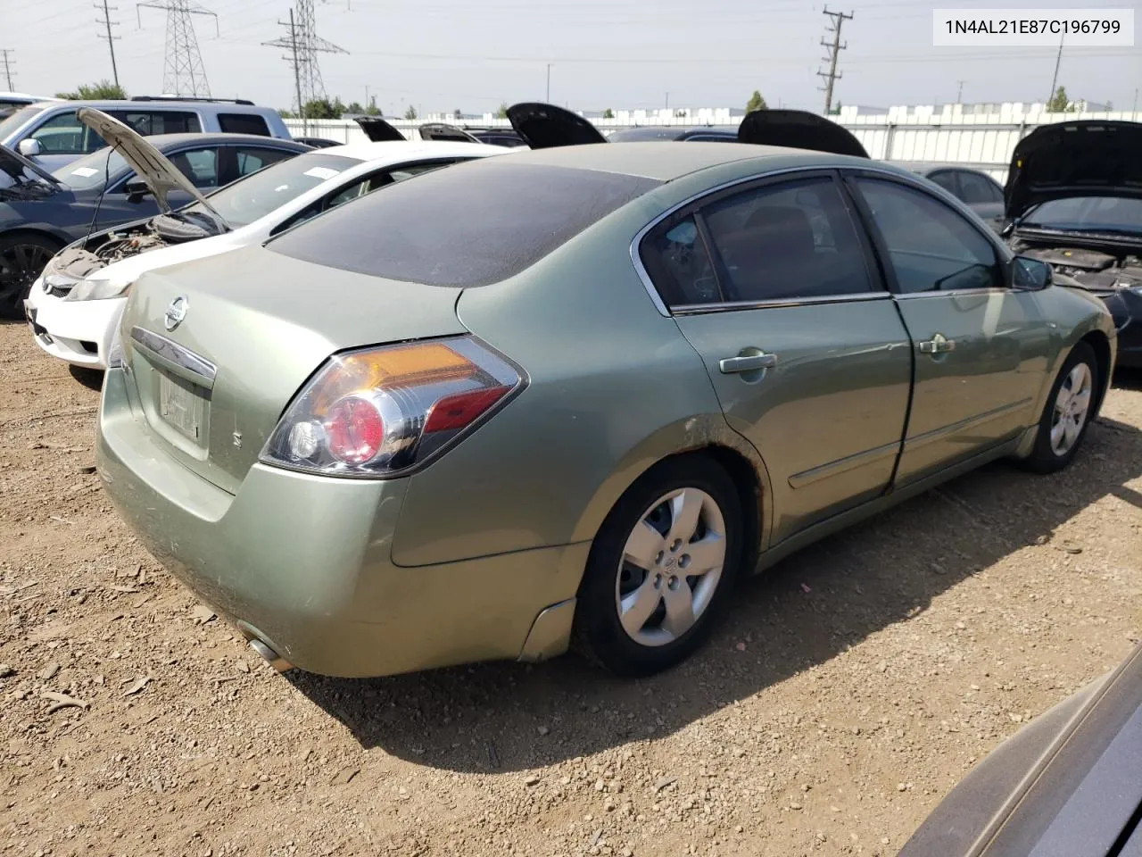 2007 Nissan Altima 2.5 VIN: 1N4AL21E87C196799 Lot: 67383184