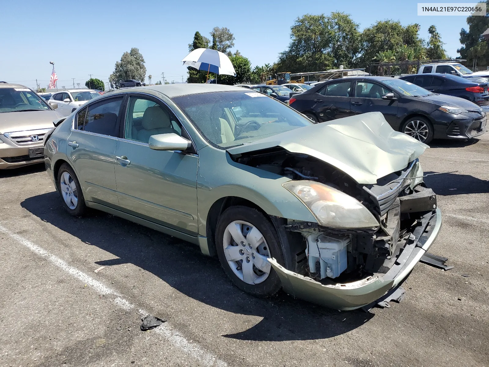 2007 Nissan Altima 2.5 VIN: 1N4AL21E97C220656 Lot: 67790644