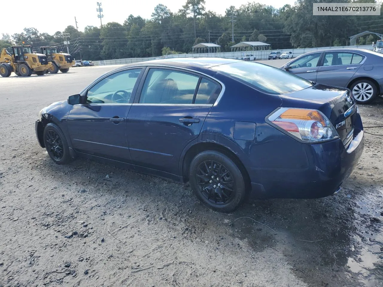 2007 Nissan Altima 2.5 VIN: 1N4AL21E67C213776 Lot: 69172084