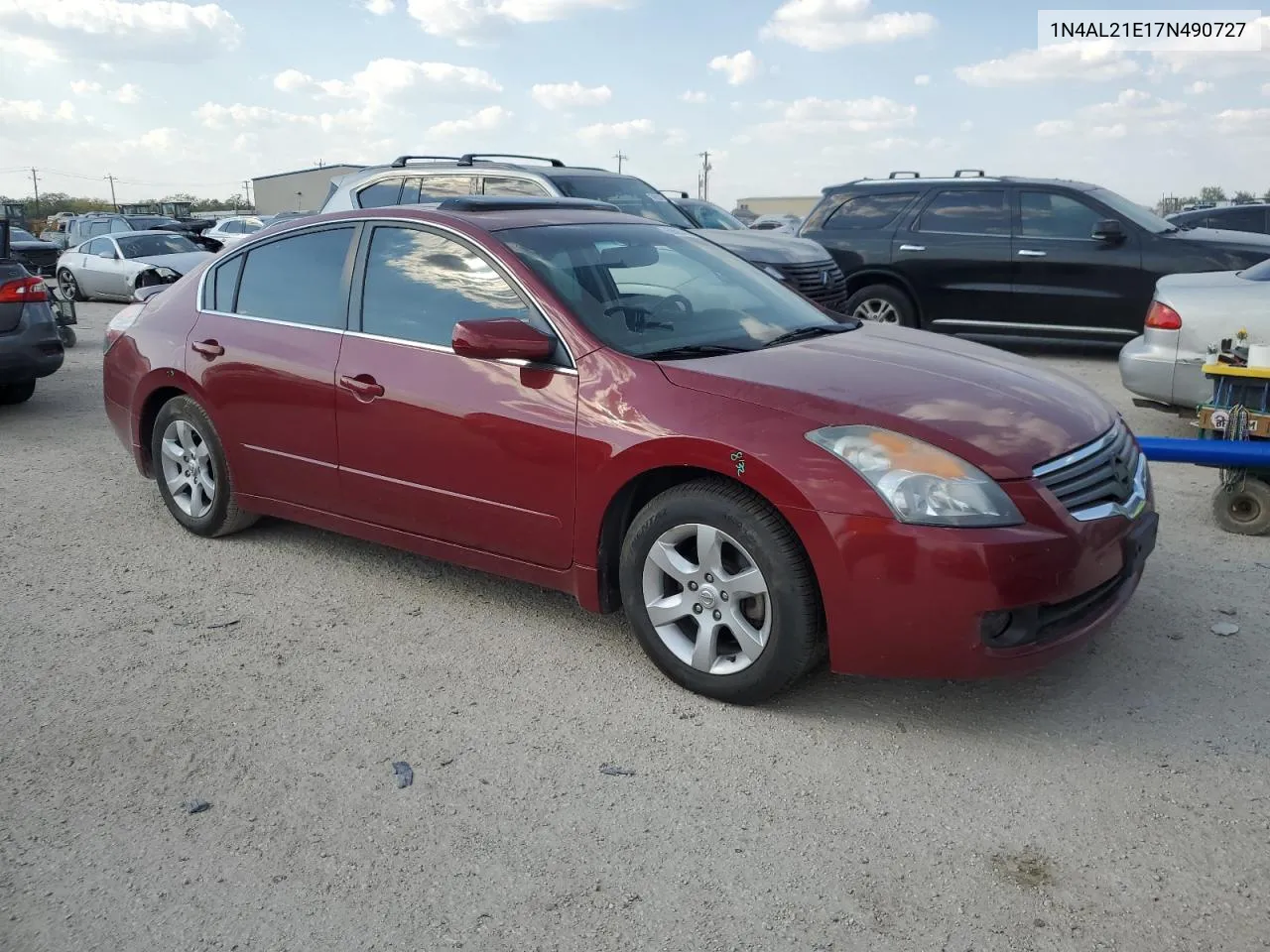 2007 Nissan Altima 2.5 VIN: 1N4AL21E17N490727 Lot: 69692424