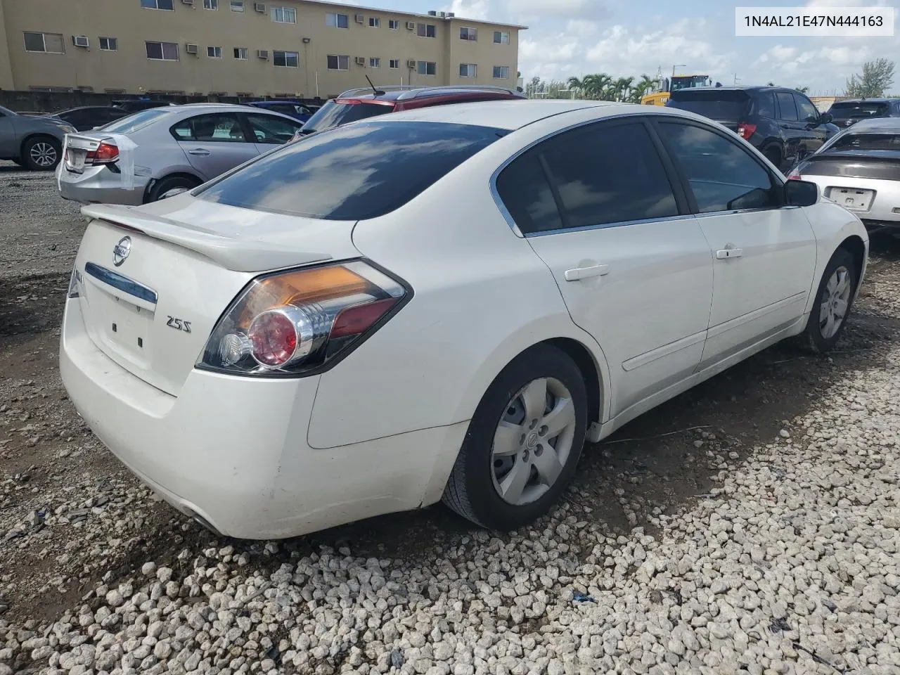 2007 Nissan Altima 2.5 VIN: 1N4AL21E47N444163 Lot: 69700334