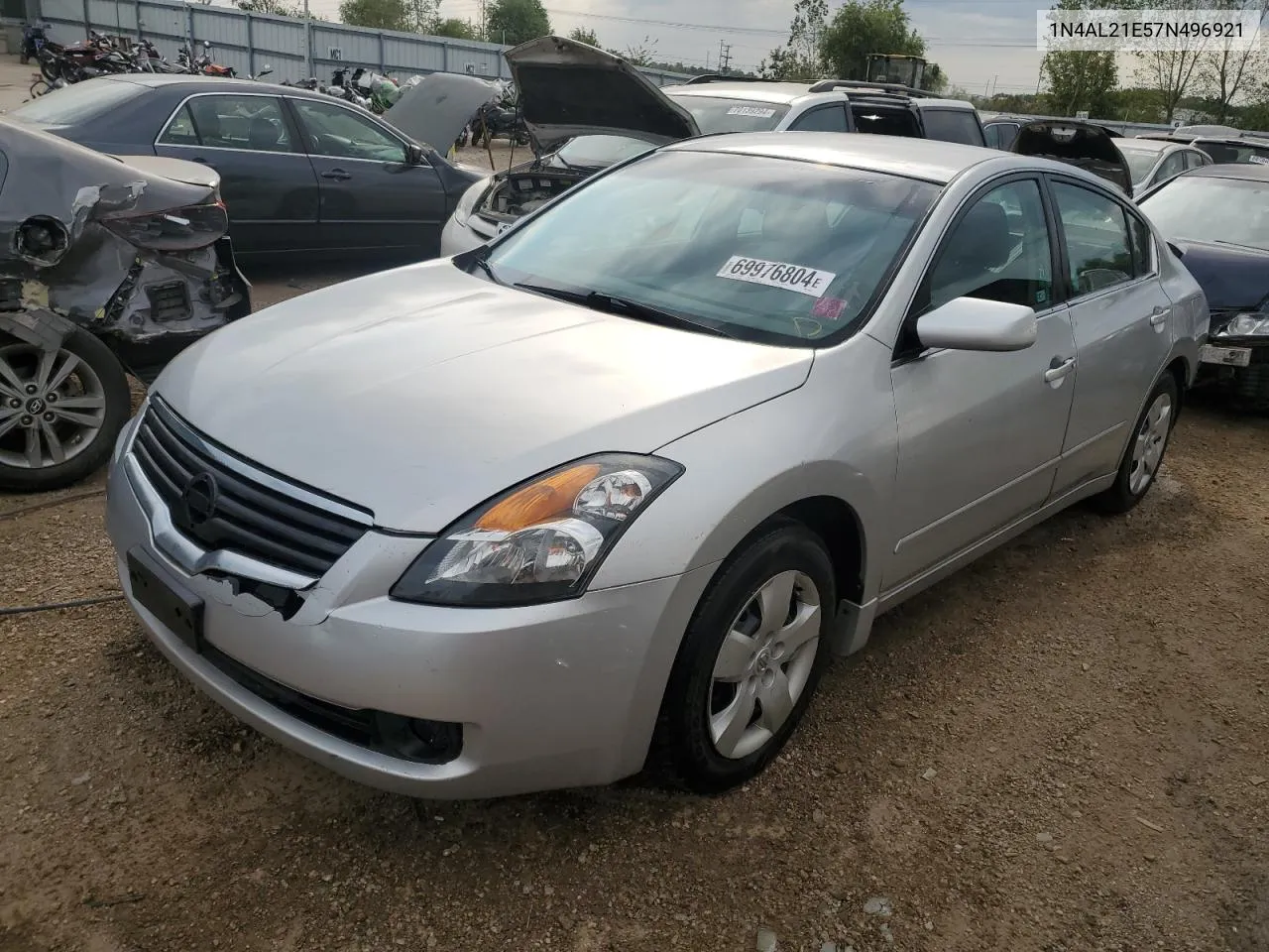 2007 Nissan Altima 2.5 VIN: 1N4AL21E57N496921 Lot: 69976804