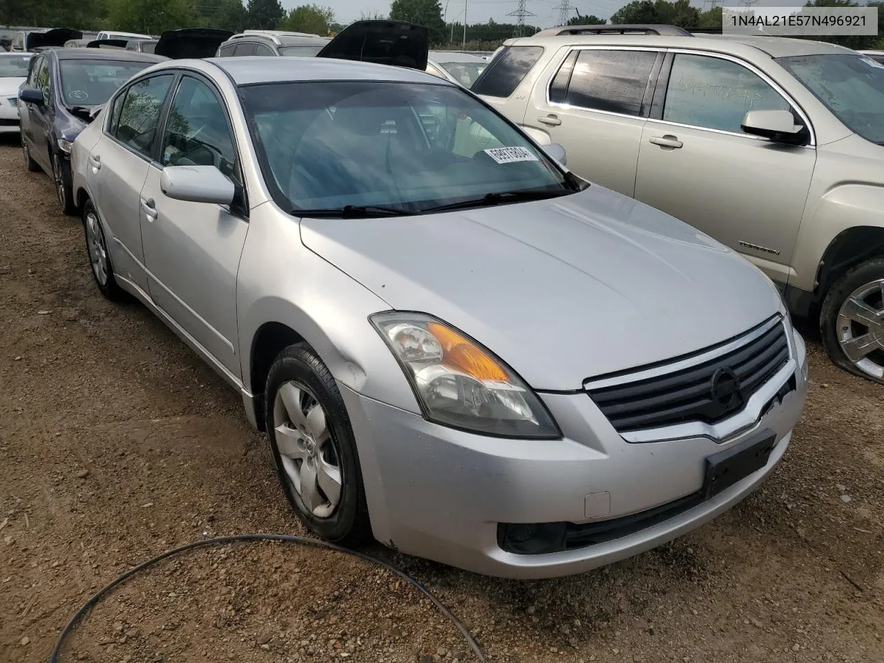 2007 Nissan Altima 2.5 VIN: 1N4AL21E57N496921 Lot: 69976804