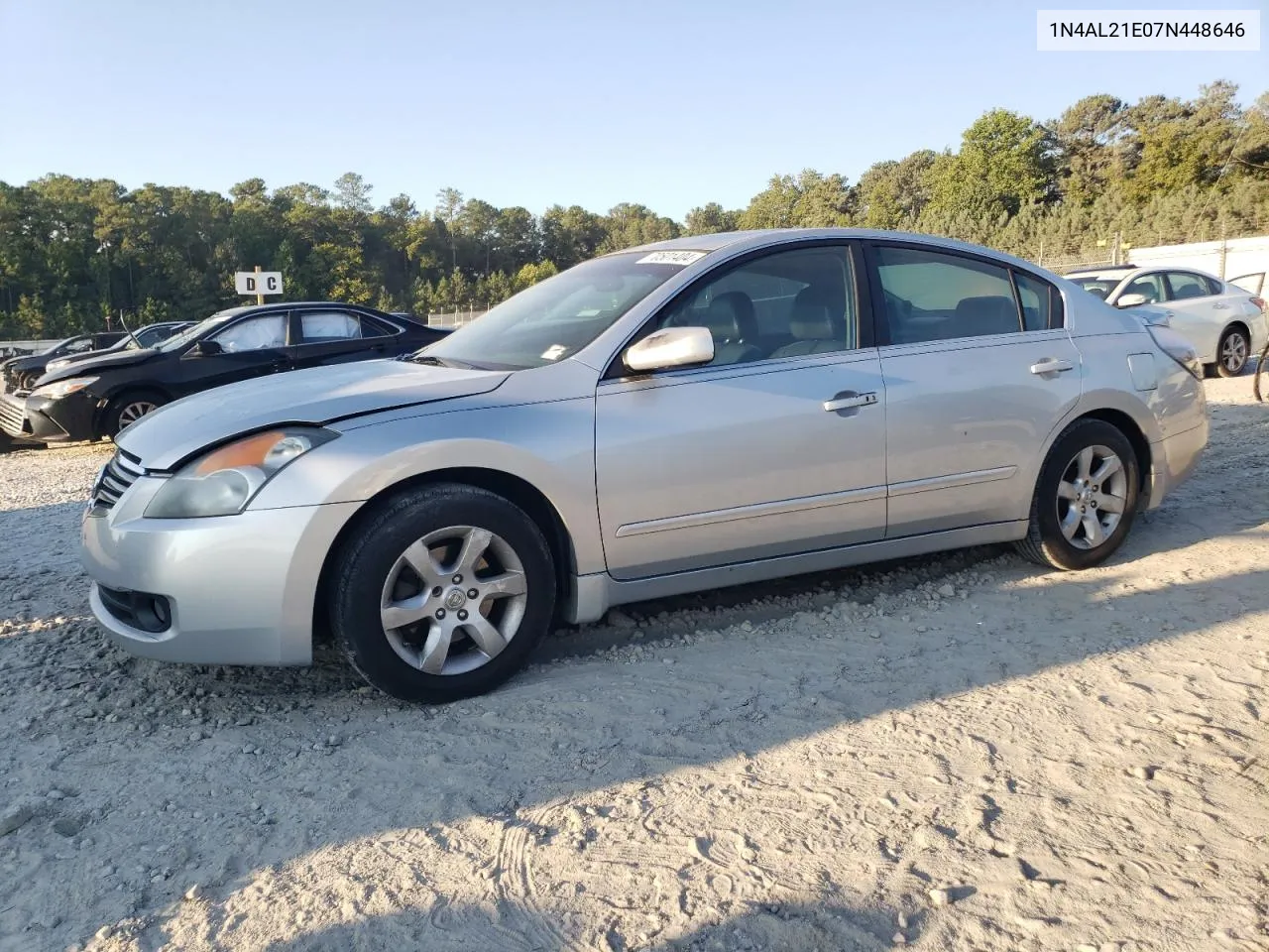 2007 Nissan Altima 2.5 VIN: 1N4AL21E07N448646 Lot: 70501404