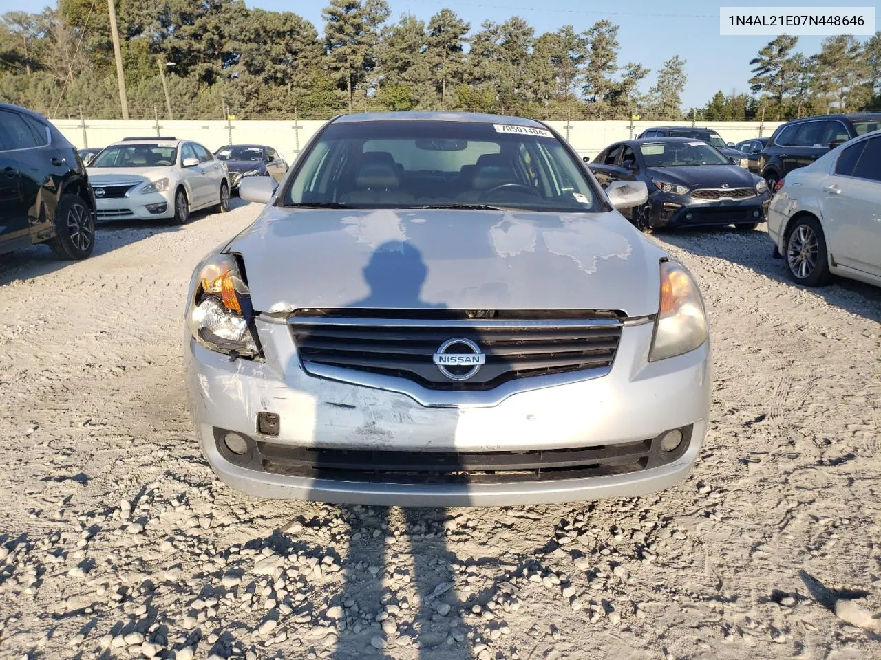 2007 Nissan Altima 2.5 VIN: 1N4AL21E07N448646 Lot: 70501404