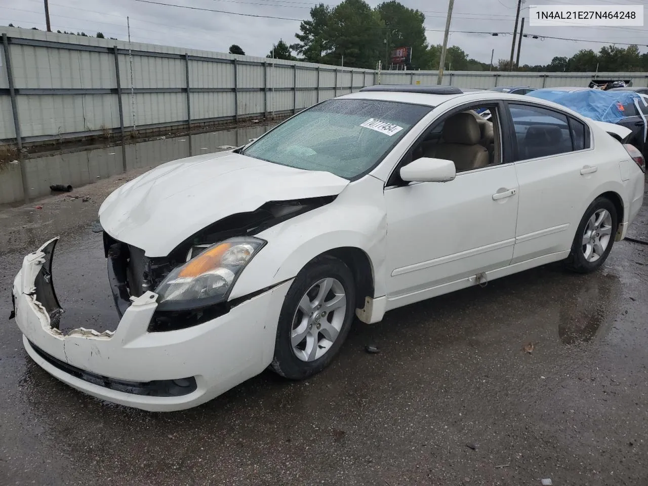 2007 Nissan Altima 2.5 VIN: 1N4AL21E27N464248 Lot: 70777454