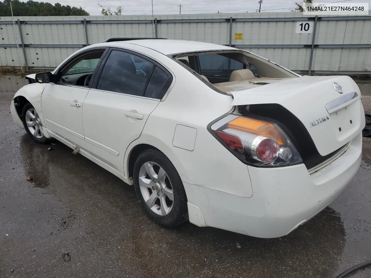 2007 Nissan Altima 2.5 VIN: 1N4AL21E27N464248 Lot: 70777454