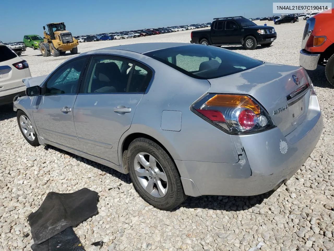 2007 Nissan Altima 2.5 VIN: 1N4AL21E97C190414 Lot: 70821444