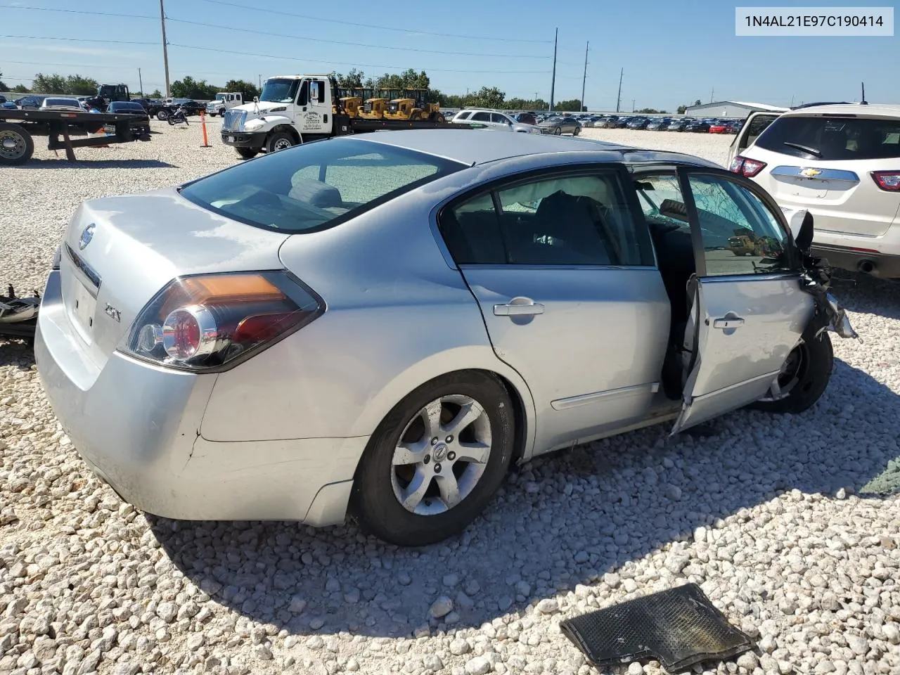 2007 Nissan Altima 2.5 VIN: 1N4AL21E97C190414 Lot: 70821444