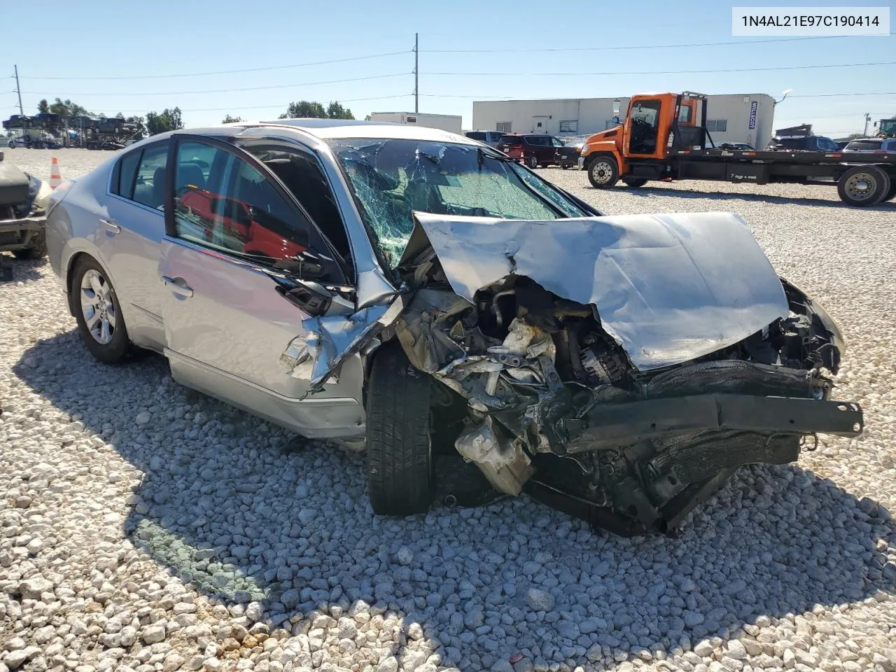 2007 Nissan Altima 2.5 VIN: 1N4AL21E97C190414 Lot: 70821444