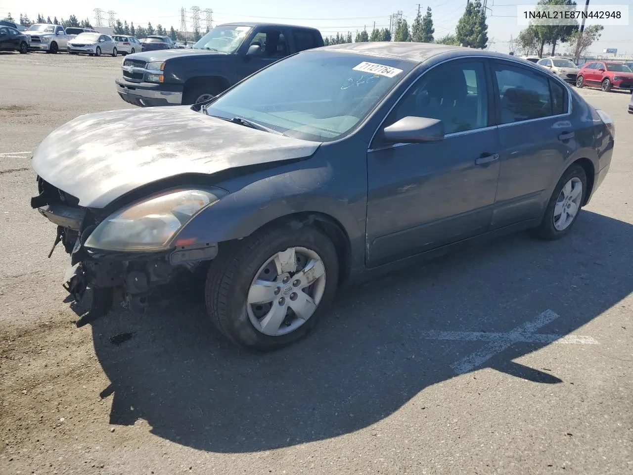 2007 Nissan Altima 2.5 VIN: 1N4AL21E87N442948 Lot: 71127764