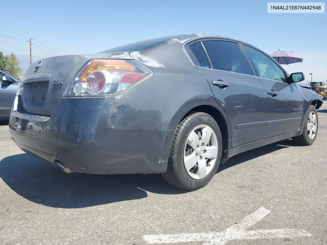 2007 Nissan Altima 2.5 VIN: 1N4AL21E87N442948 Lot: 71127764