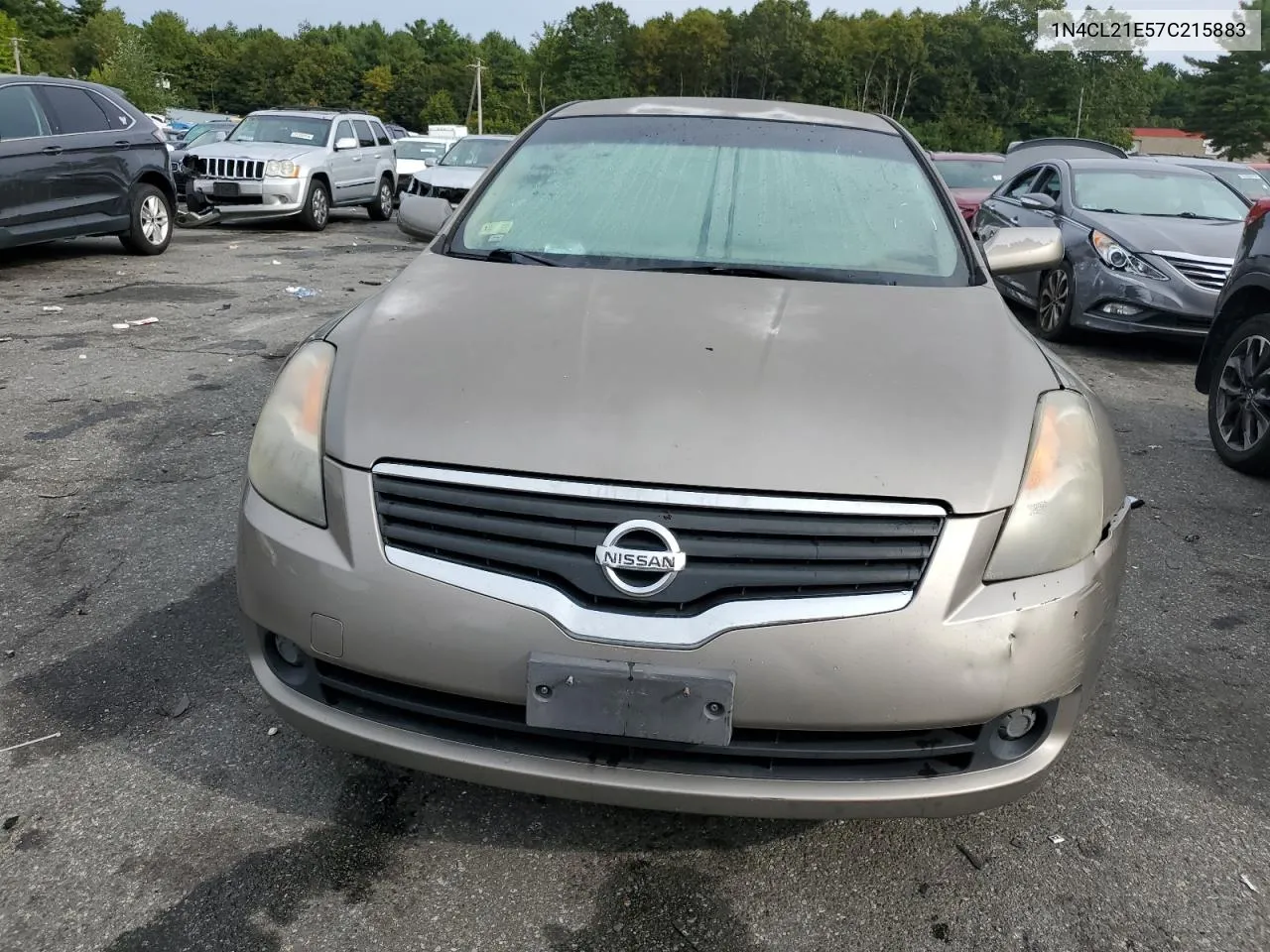 2007 Nissan Altima Hybrid VIN: 1N4CL21E57C215883 Lot: 71478584