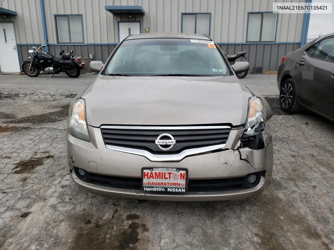 2007 Nissan Altima 2.5 VIN: 1N4AL21E67C135421 Lot: 71992964