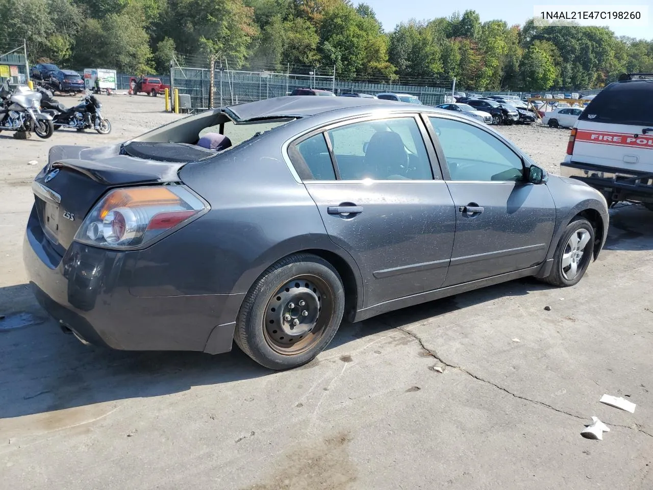 2007 Nissan Altima 2.5 VIN: 1N4AL21E47C198260 Lot: 72407974