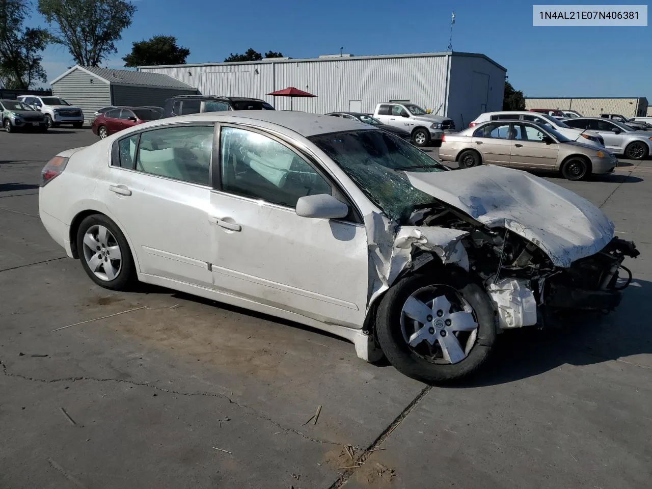 2007 Nissan Altima 2.5 VIN: 1N4AL21E07N406381 Lot: 73813424