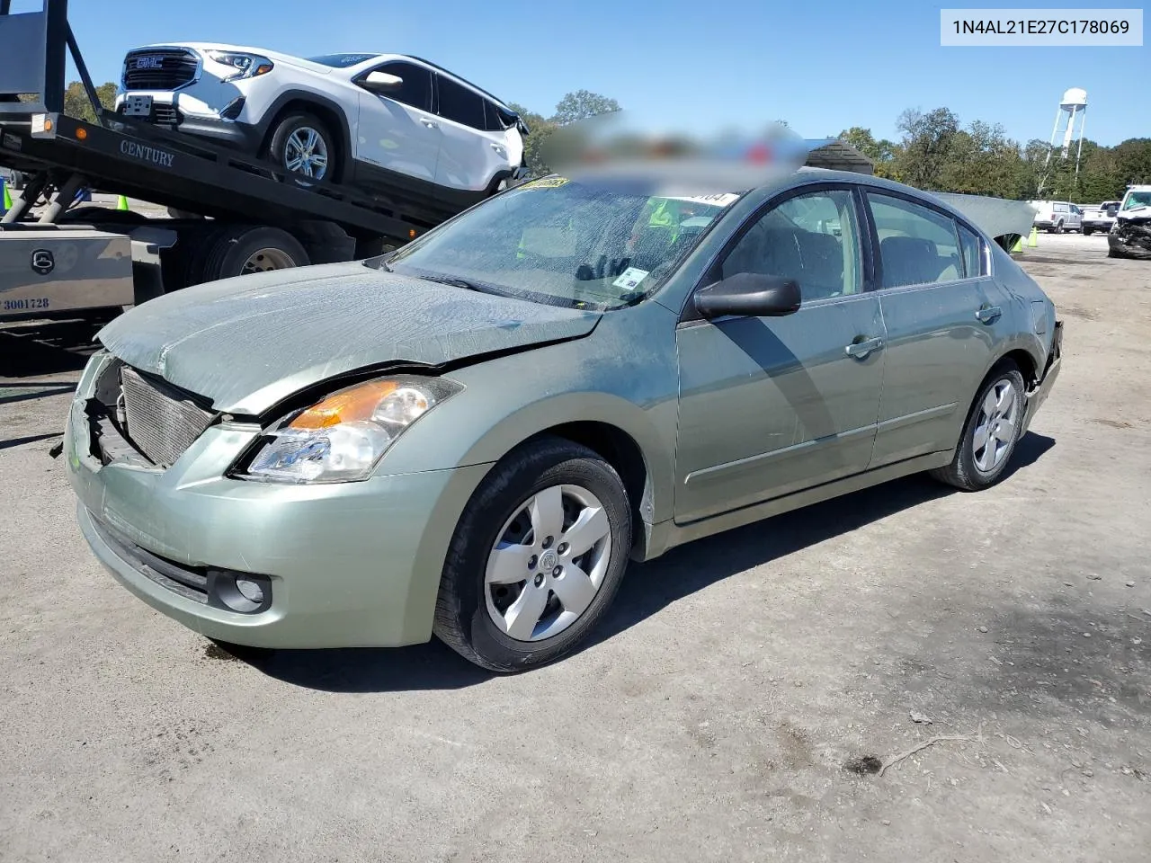 2007 Nissan Altima 2.5 VIN: 1N4AL21E27C178069 Lot: 75696104