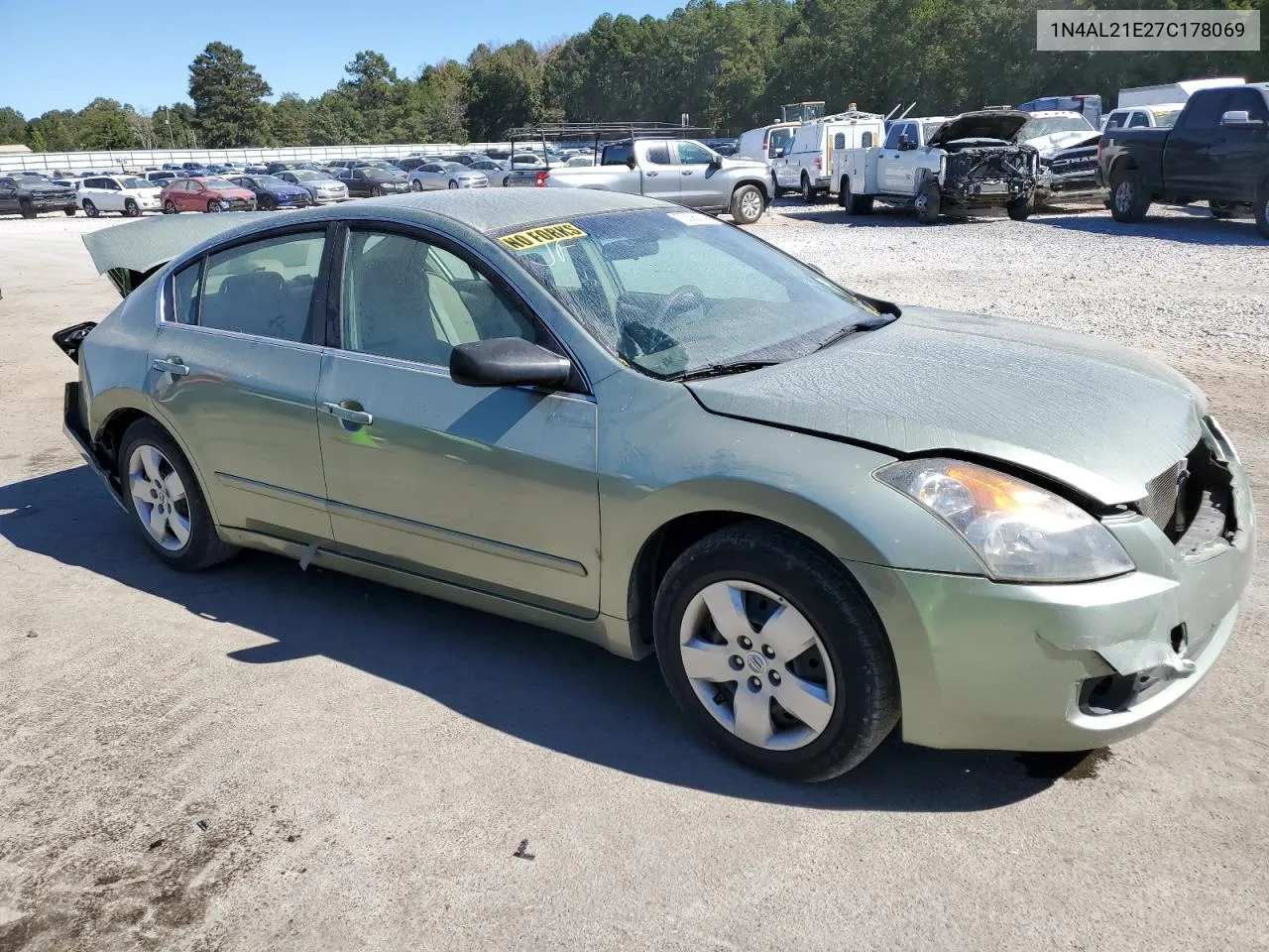 2007 Nissan Altima 2.5 VIN: 1N4AL21E27C178069 Lot: 75696104