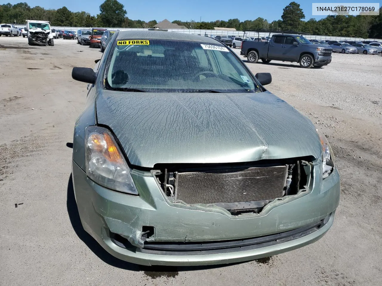 2007 Nissan Altima 2.5 VIN: 1N4AL21E27C178069 Lot: 75696104