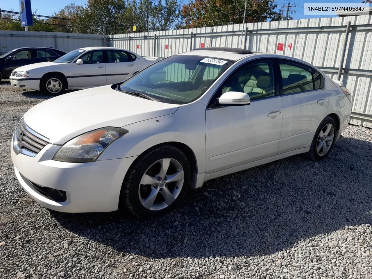 2007 Nissan Altima 3.5Se VIN: 1N4BL21E97N405847 Lot: 76328764