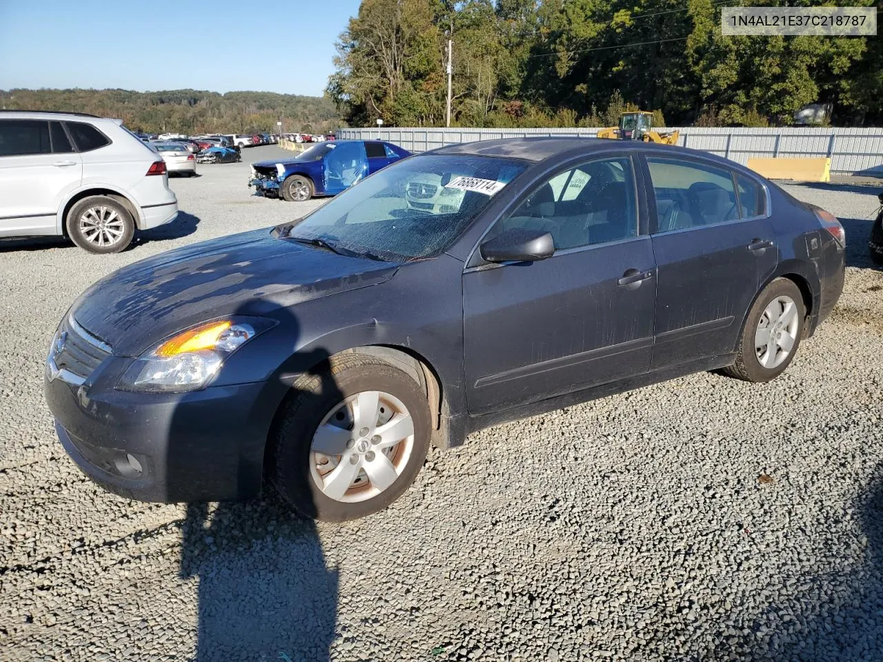 2007 Nissan Altima 2.5 VIN: 1N4AL21E37C218787 Lot: 76868114