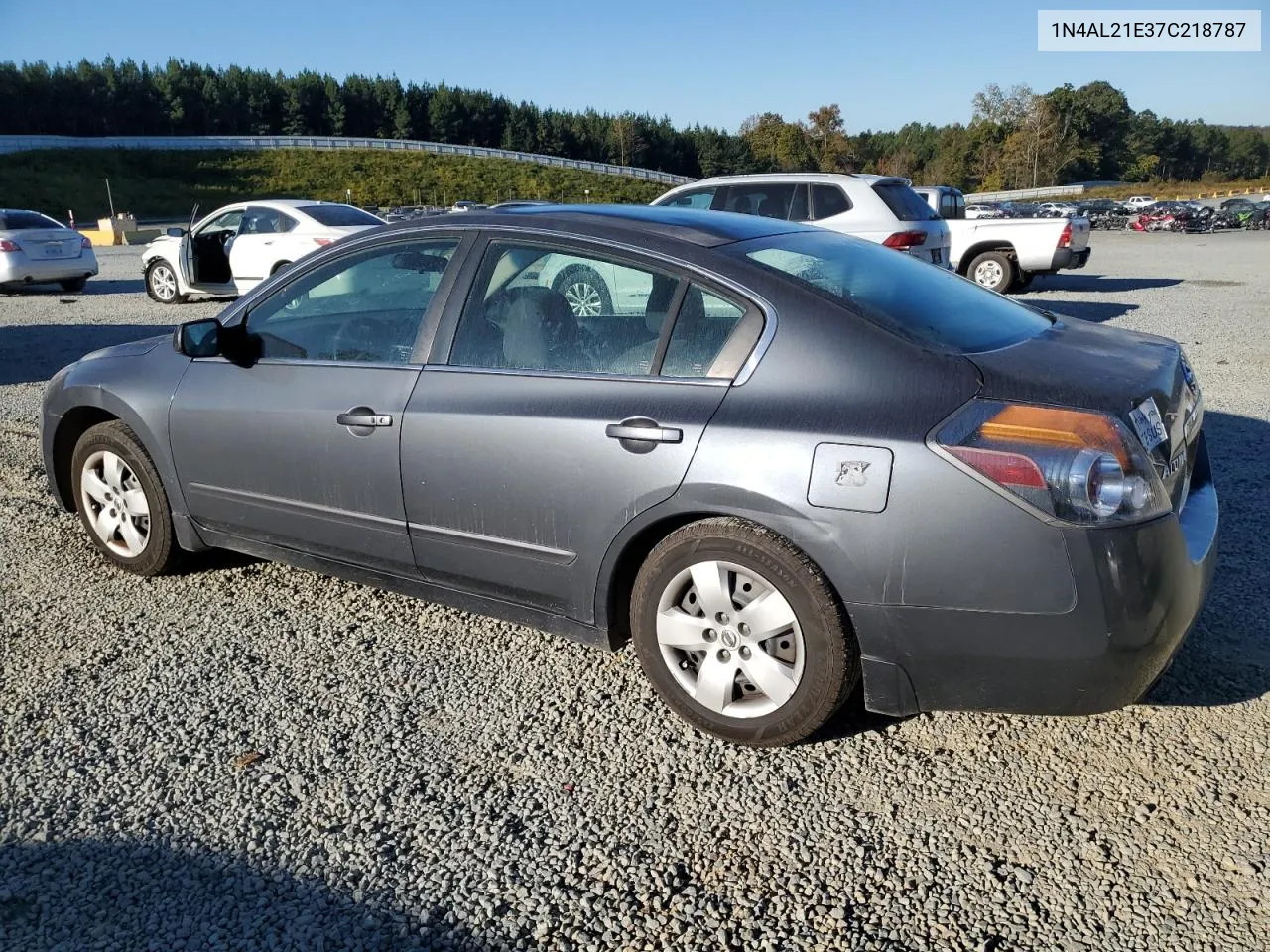 2007 Nissan Altima 2.5 VIN: 1N4AL21E37C218787 Lot: 76868114