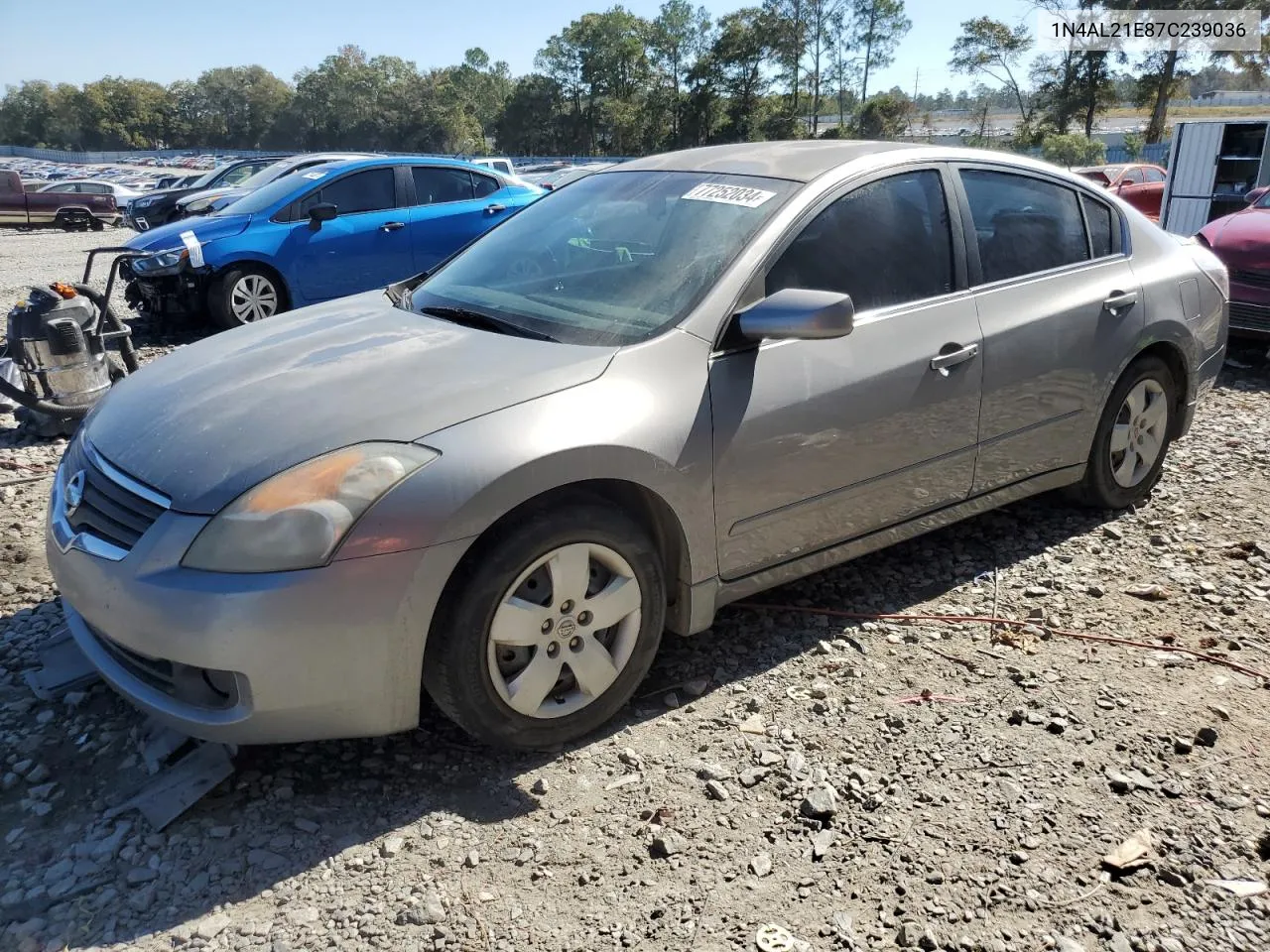 2007 Nissan Altima 2.5 VIN: 1N4AL21E87C239036 Lot: 77252034