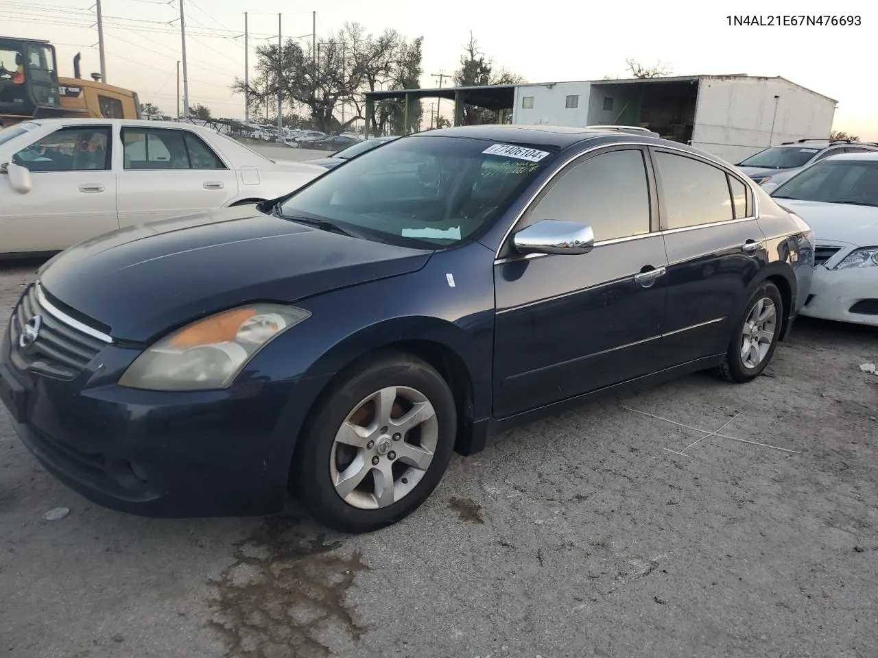 2007 Nissan Altima 2.5 VIN: 1N4AL21E67N476693 Lot: 77406104