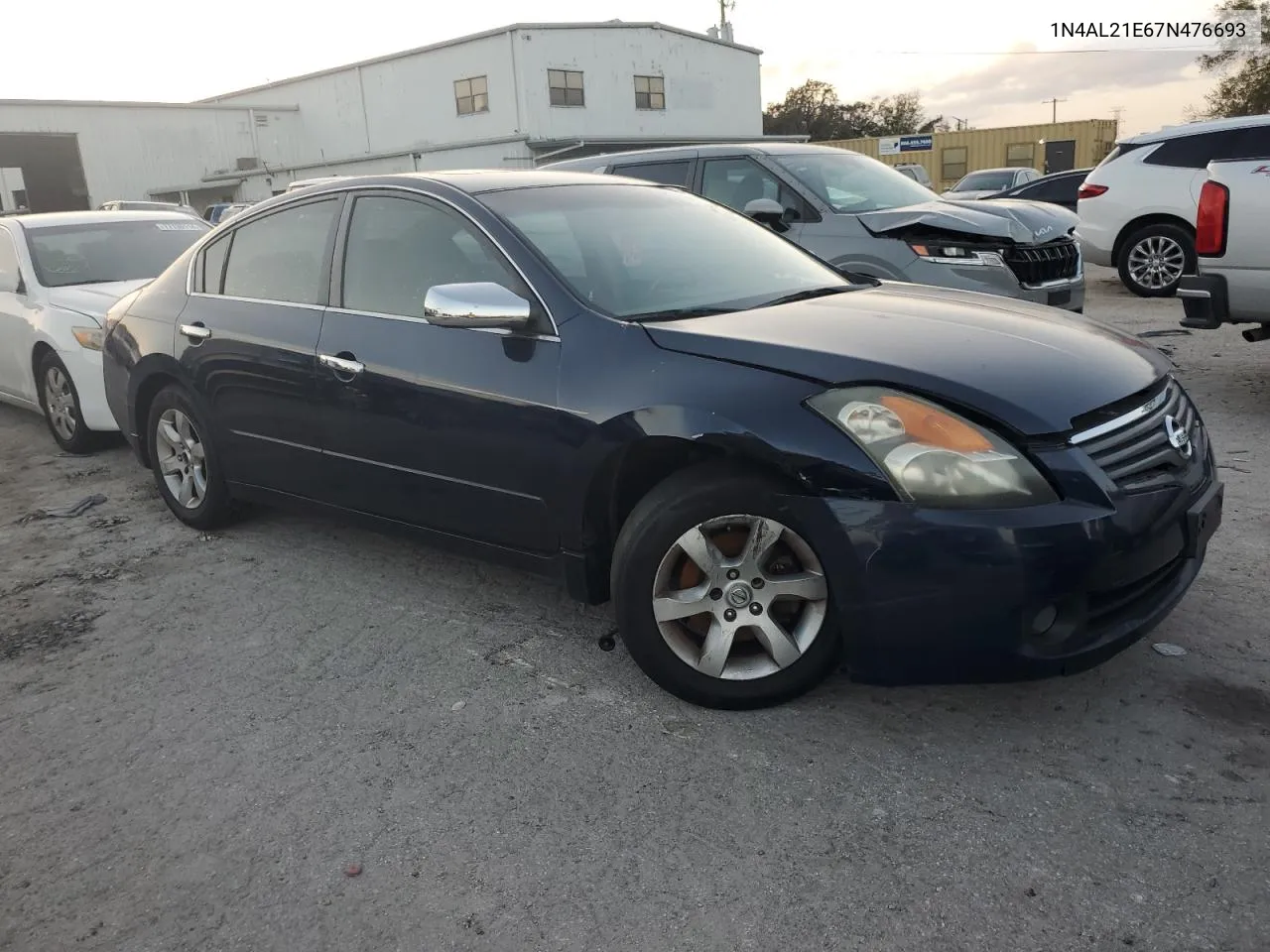 2007 Nissan Altima 2.5 VIN: 1N4AL21E67N476693 Lot: 77406104