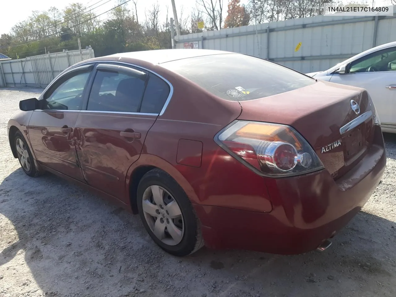 2007 Nissan Altima 2.5 VIN: 1N4AL21E17C164809 Lot: 77705264