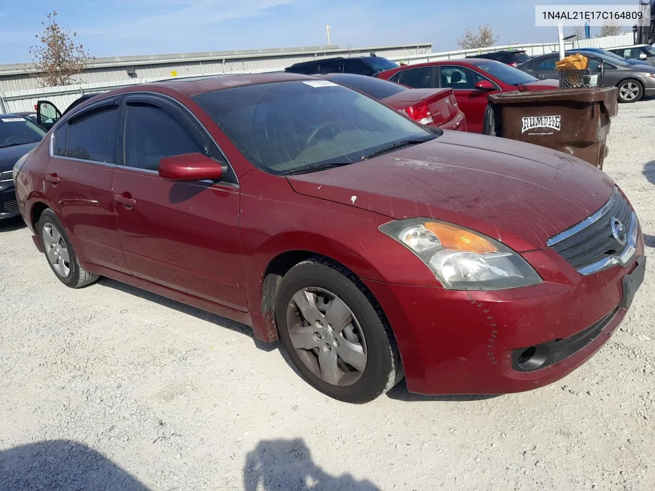 2007 Nissan Altima 2.5 VIN: 1N4AL21E17C164809 Lot: 77705264