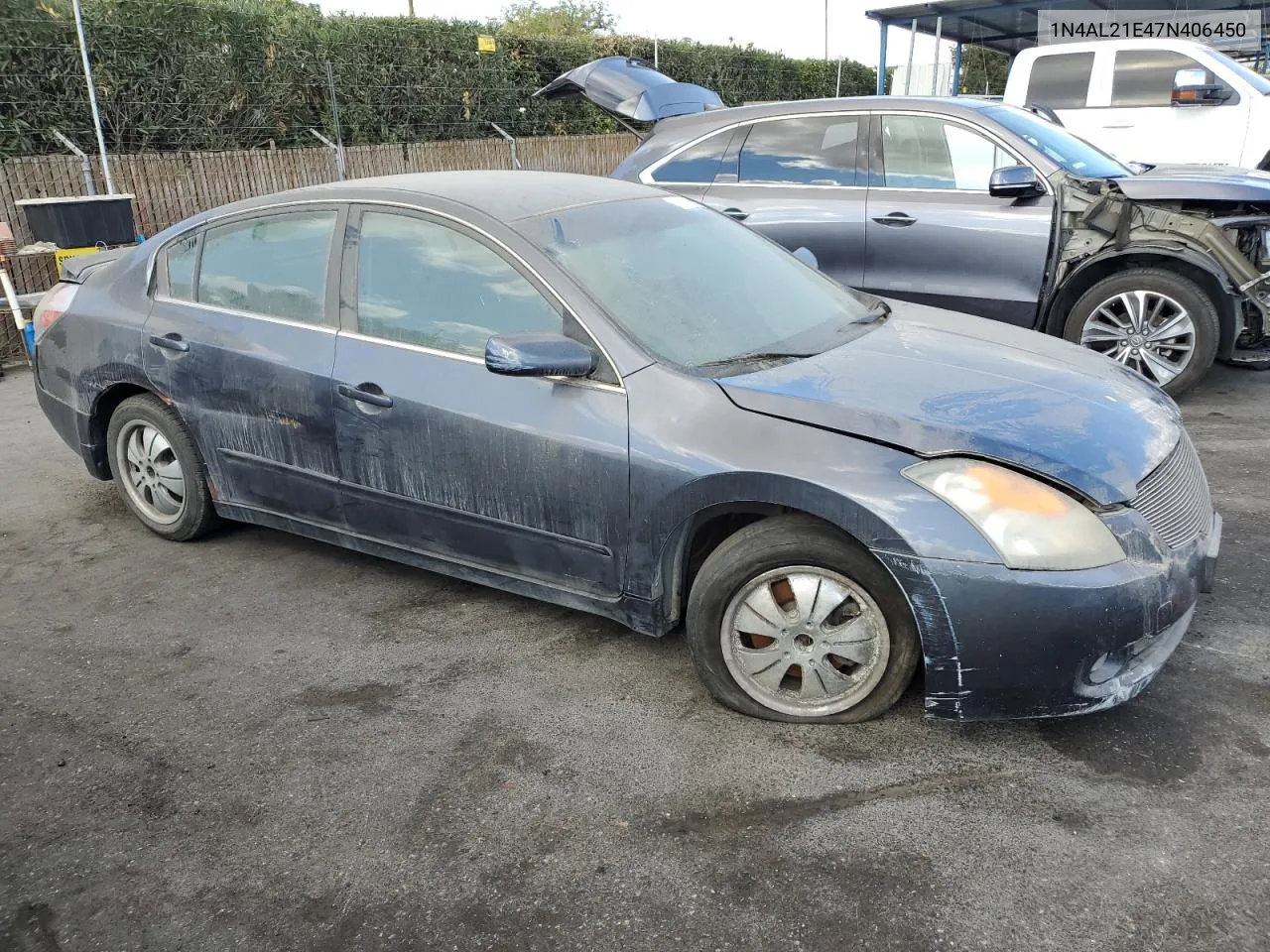 2007 Nissan Altima 2.5 VIN: 1N4AL21E47N406450 Lot: 78092834