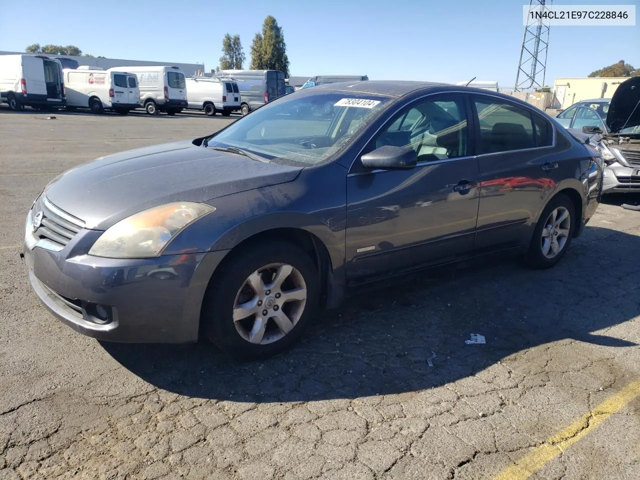 2007 Nissan Altima Hybrid VIN: 1N4CL21E97C228846 Lot: 78304104