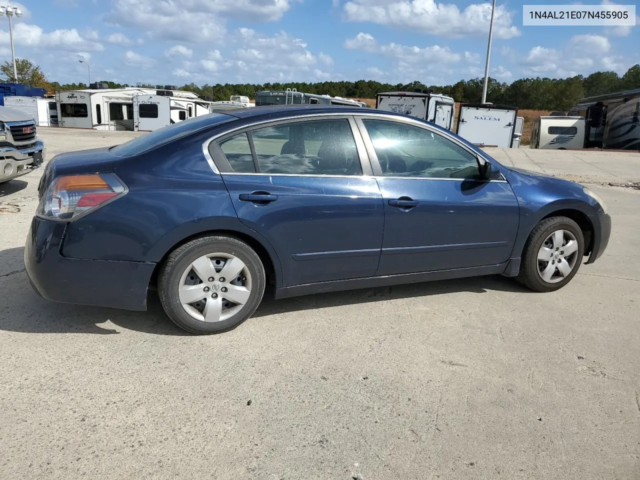 2007 Nissan Altima 2.5 VIN: 1N4AL21E07N455905 Lot: 78431924