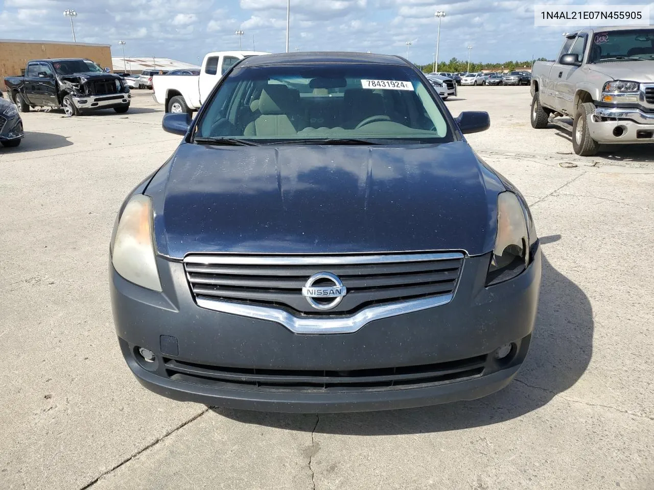 2007 Nissan Altima 2.5 VIN: 1N4AL21E07N455905 Lot: 78431924