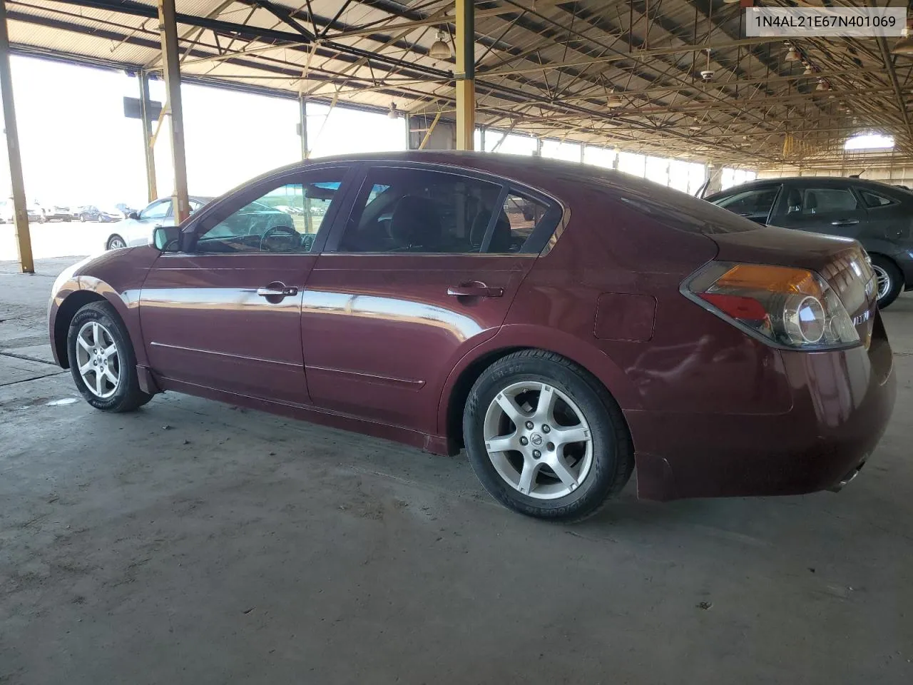 2007 Nissan Altima 2.5 VIN: 1N4AL21E67N401069 Lot: 78957554