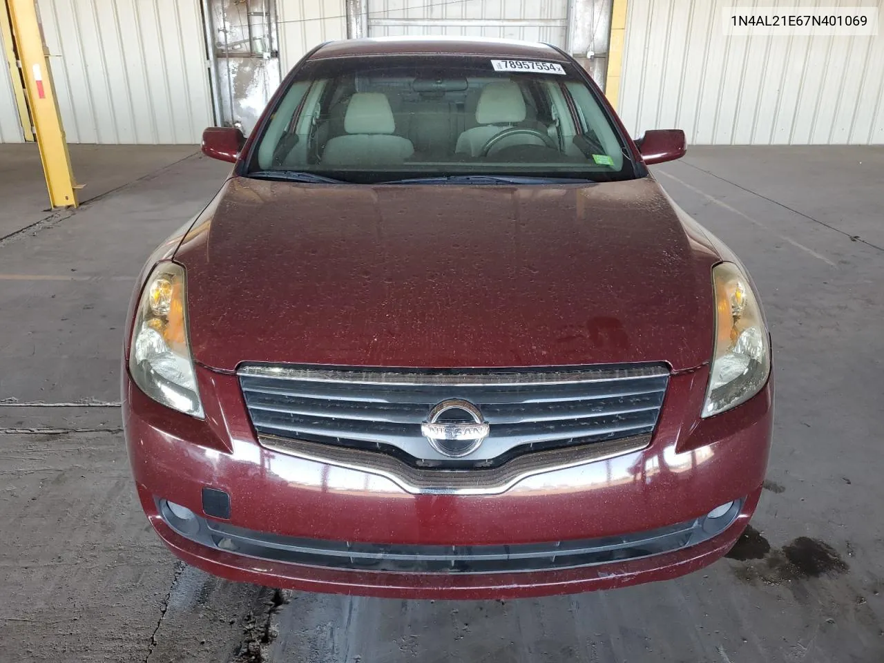 2007 Nissan Altima 2.5 VIN: 1N4AL21E67N401069 Lot: 78957554