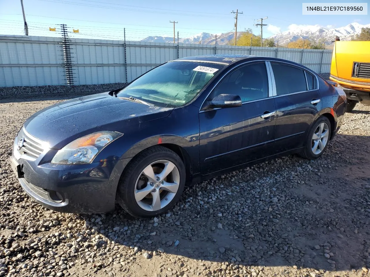 2007 Nissan Altima 3.5Se VIN: 1N4BL21E97C189560 Lot: 79091874