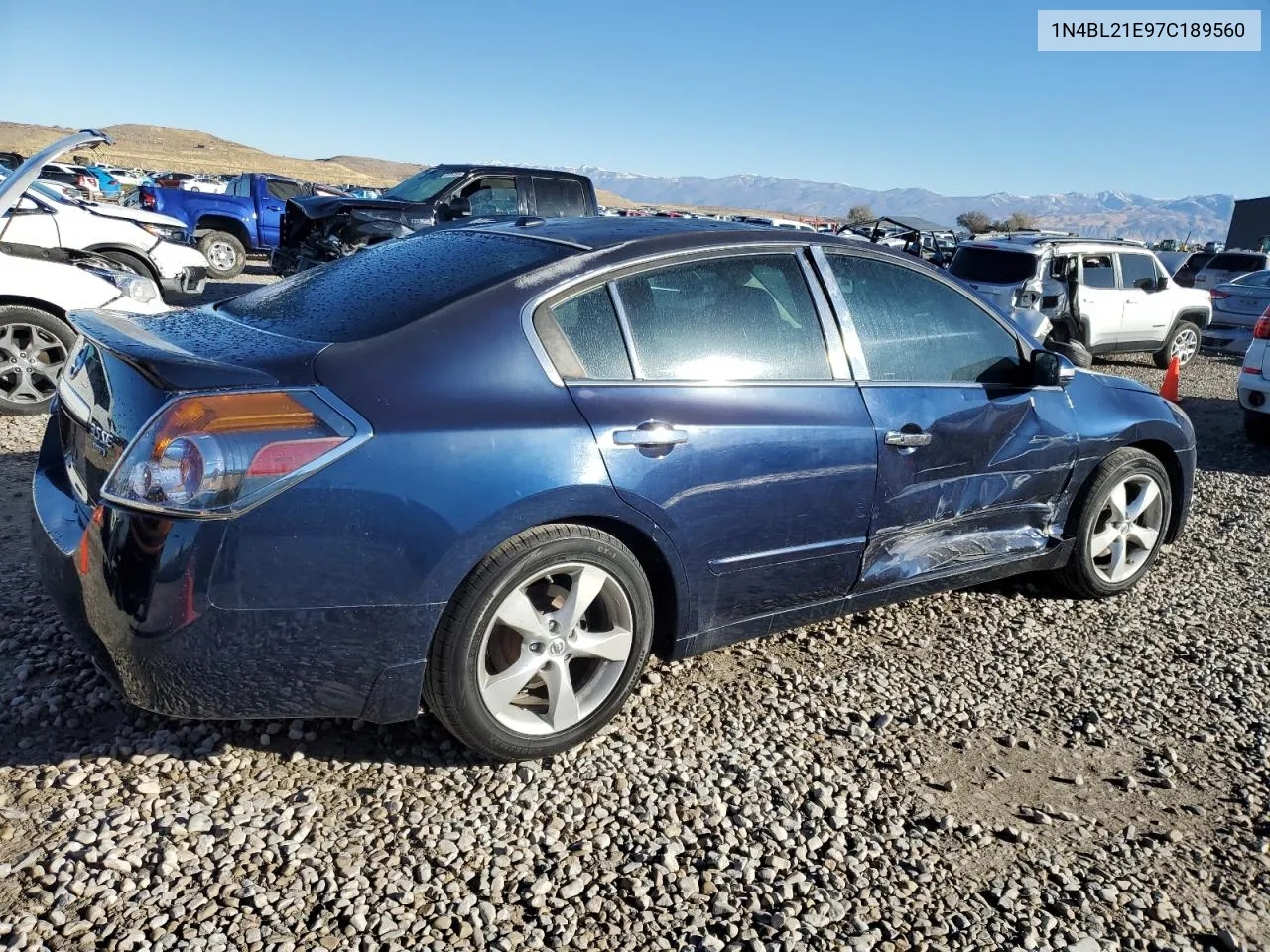 2007 Nissan Altima 3.5Se VIN: 1N4BL21E97C189560 Lot: 79091874