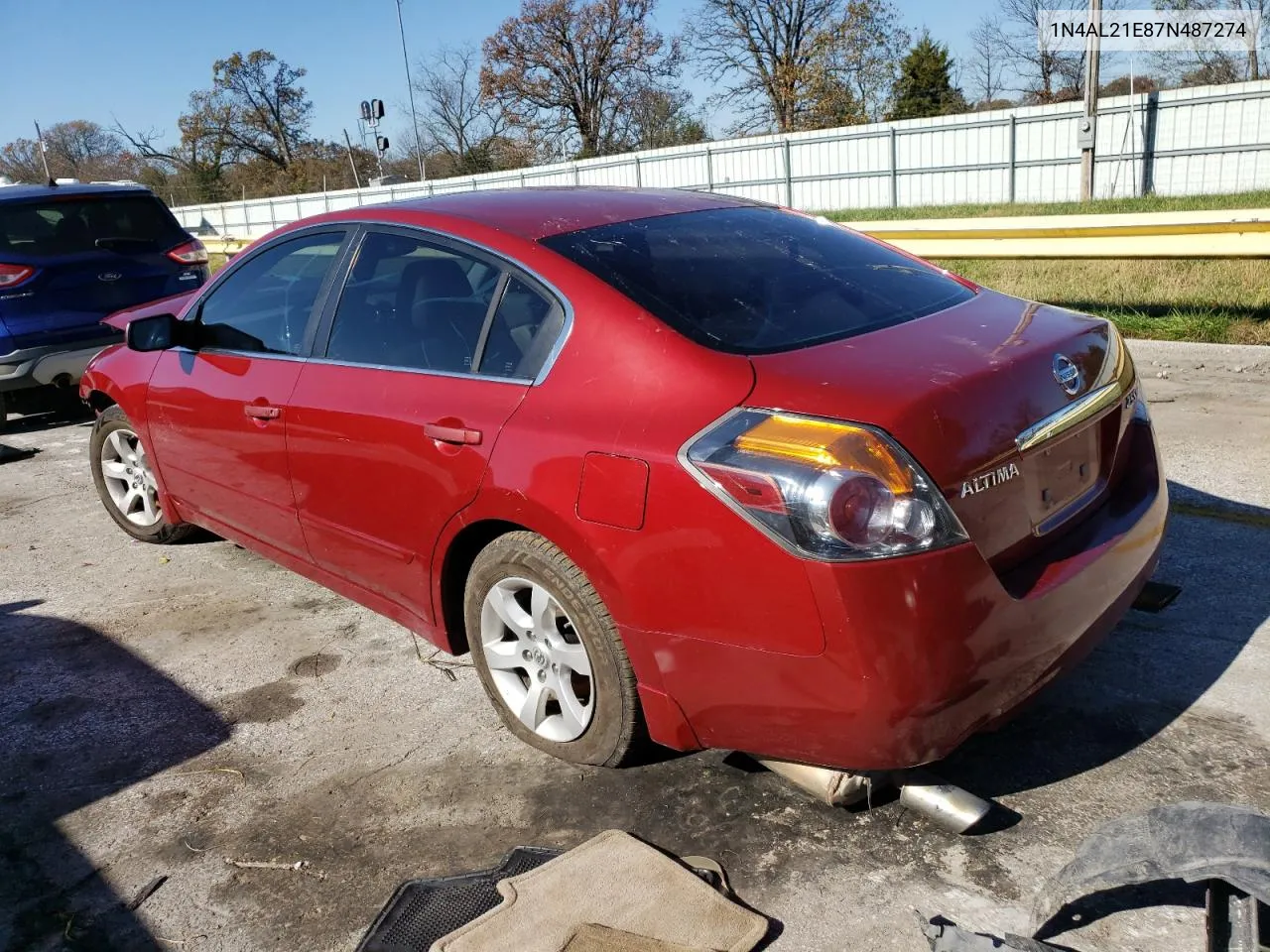 2007 Nissan Altima 2.5 VIN: 1N4AL21E87N487274 Lot: 79229414