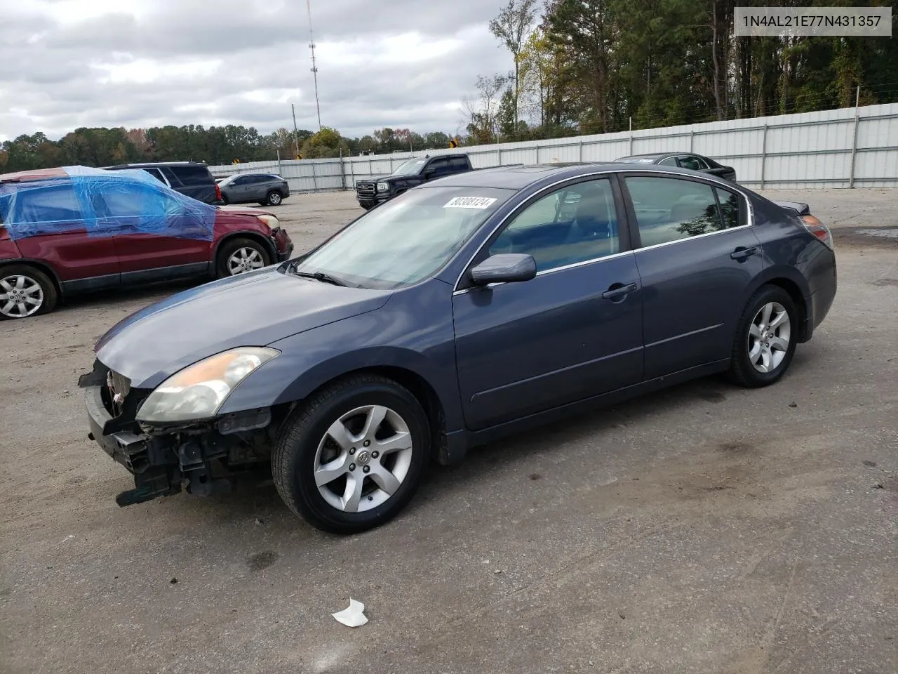 2007 Nissan Altima 2.5 VIN: 1N4AL21E77N431357 Lot: 80308124