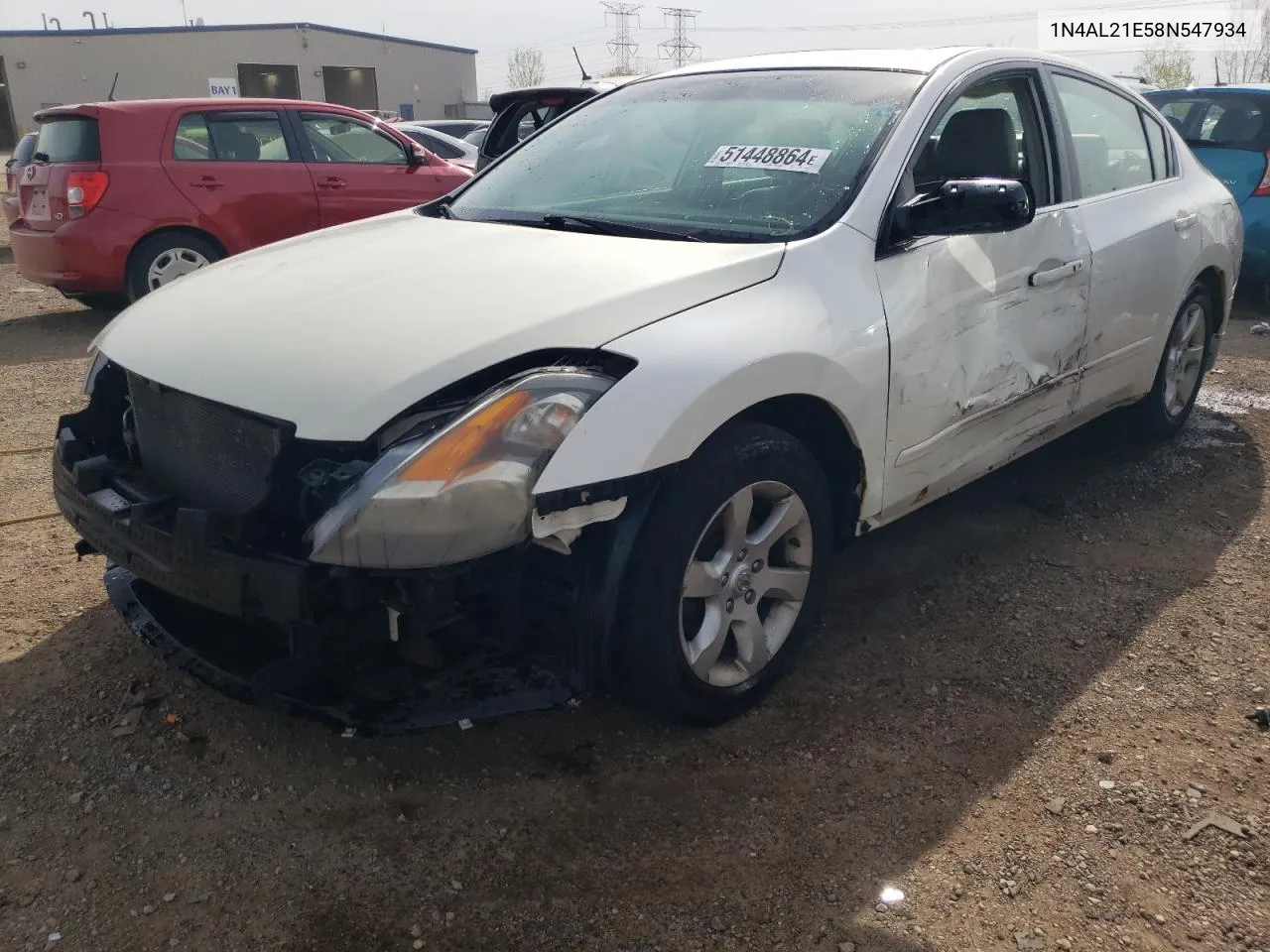 2008 Nissan Altima 2.5 VIN: 1N4AL21E58N547934 Lot: 51448864