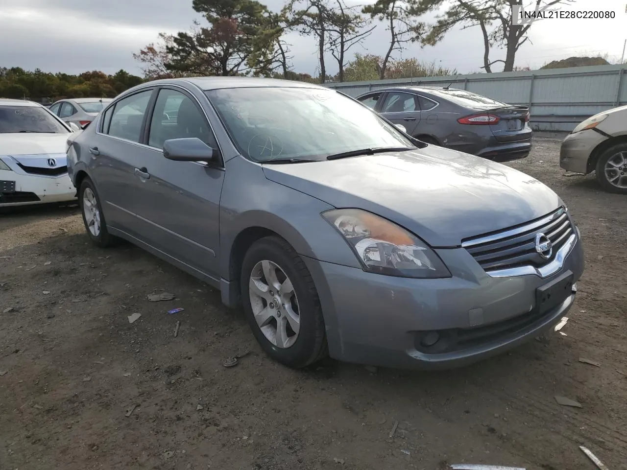 2008 Nissan Altima 2.5 VIN: 1N4AL21E28C220080 Lot: 55785104