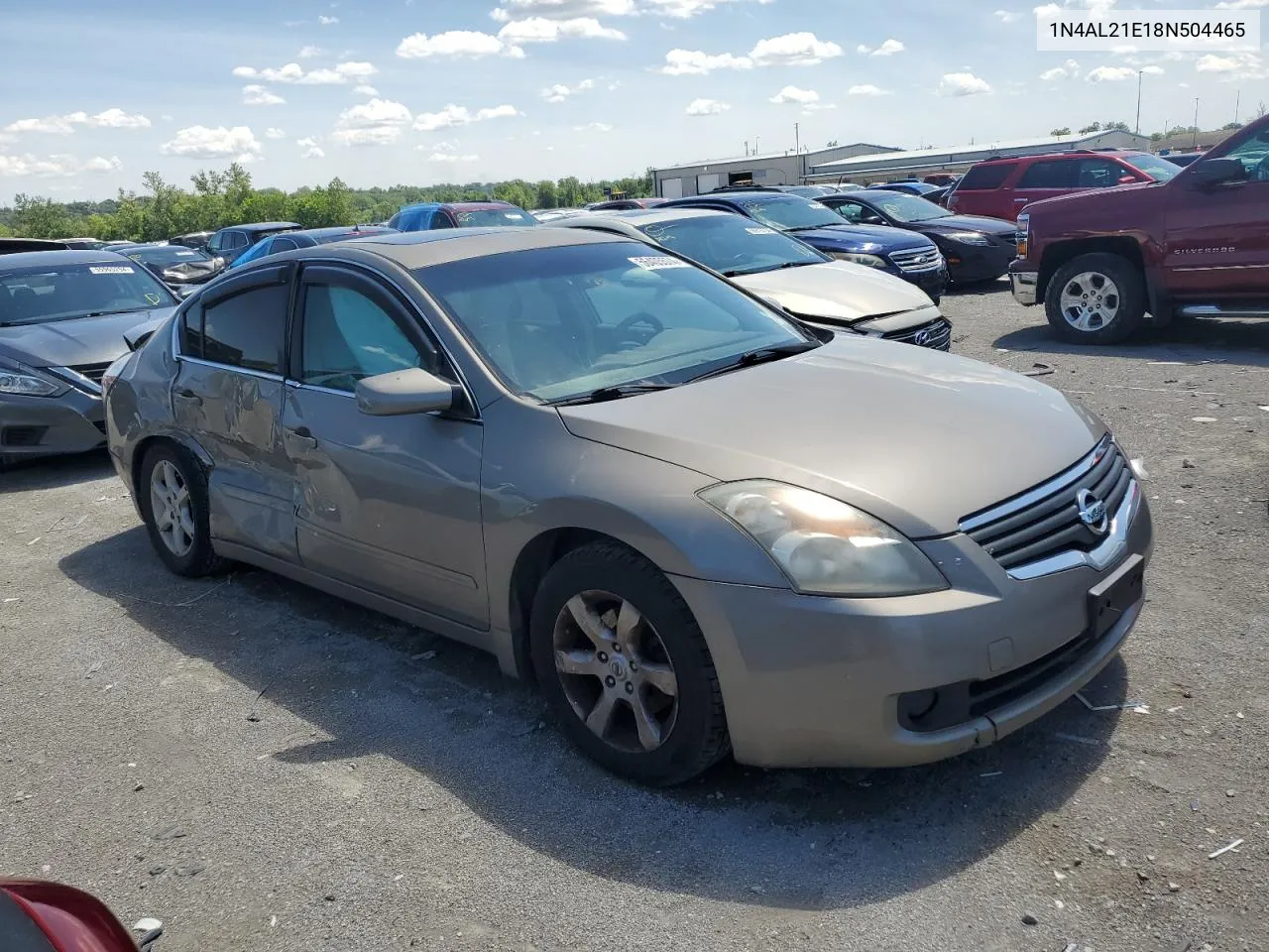 2008 Nissan Altima 2.5 VIN: 1N4AL21E18N504465 Lot: 56405574