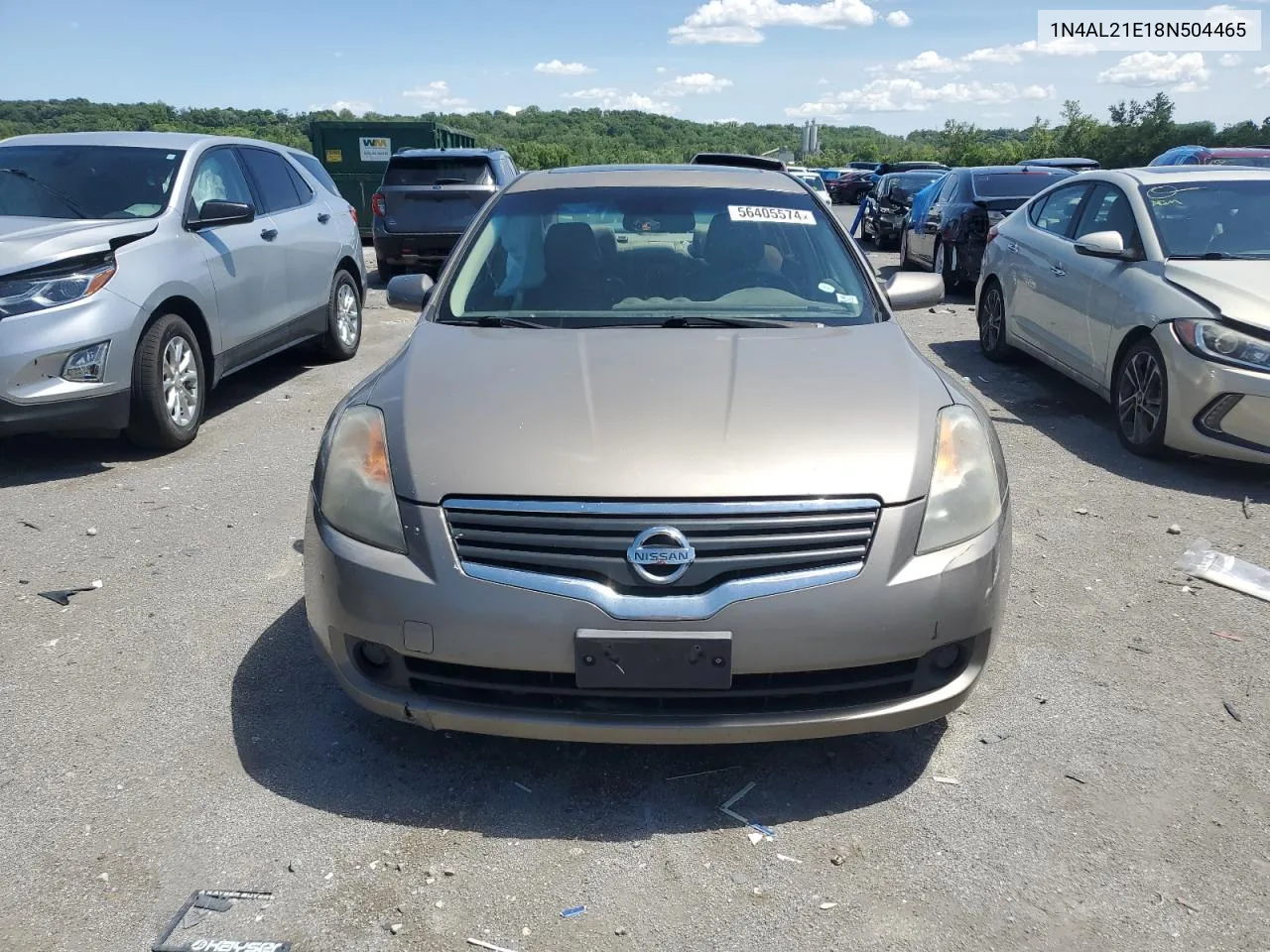 2008 Nissan Altima 2.5 VIN: 1N4AL21E18N504465 Lot: 56405574