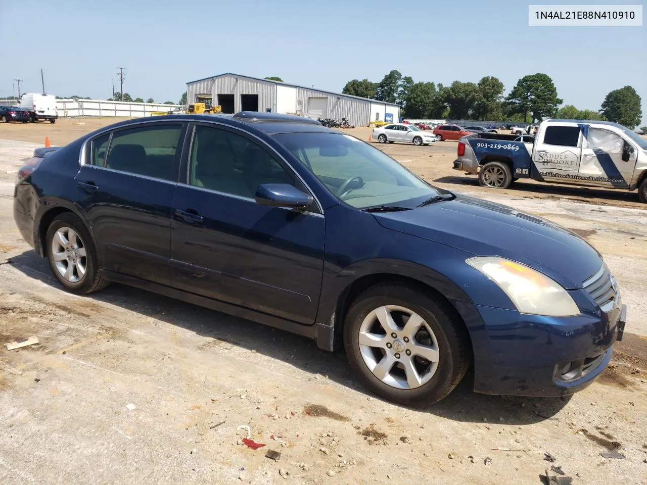 2008 Nissan Altima 2.5 VIN: 1N4AL21E88N410910 Lot: 63177434